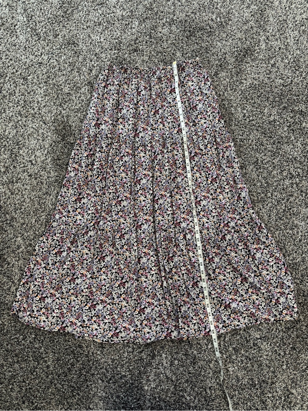 Rewind Floral Maxi Skirt - Pink, Purple, Black